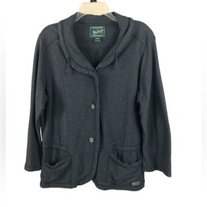 SHACKET - Women's Woolrich Slate Gray Button Front Cotton Shirt/Jacket. Size L